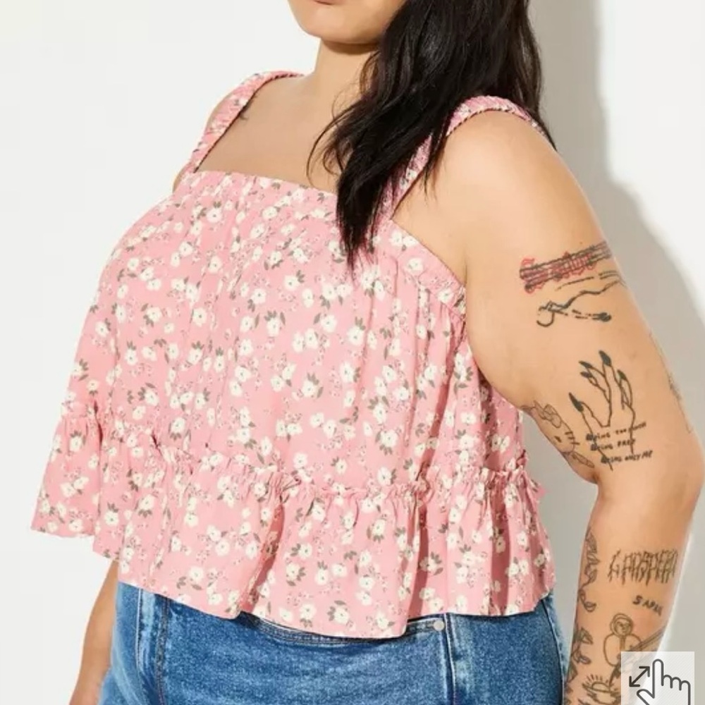 LoveSick Tiered Smocked-Strap Tank